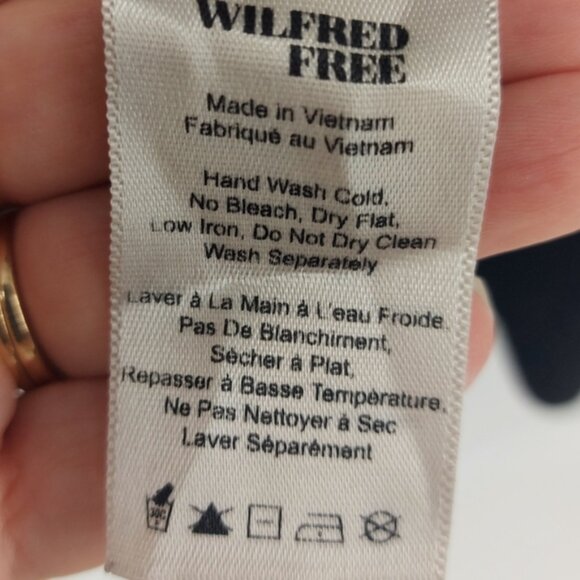 Wilfred Free Zlata Cardigan Sweater Black Classic Size XS - Picture 8 of 11